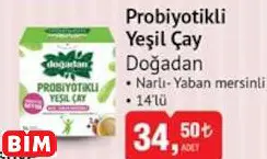 DOĞADAN PROBİYOTİKLİ YEŞİL ÇAY